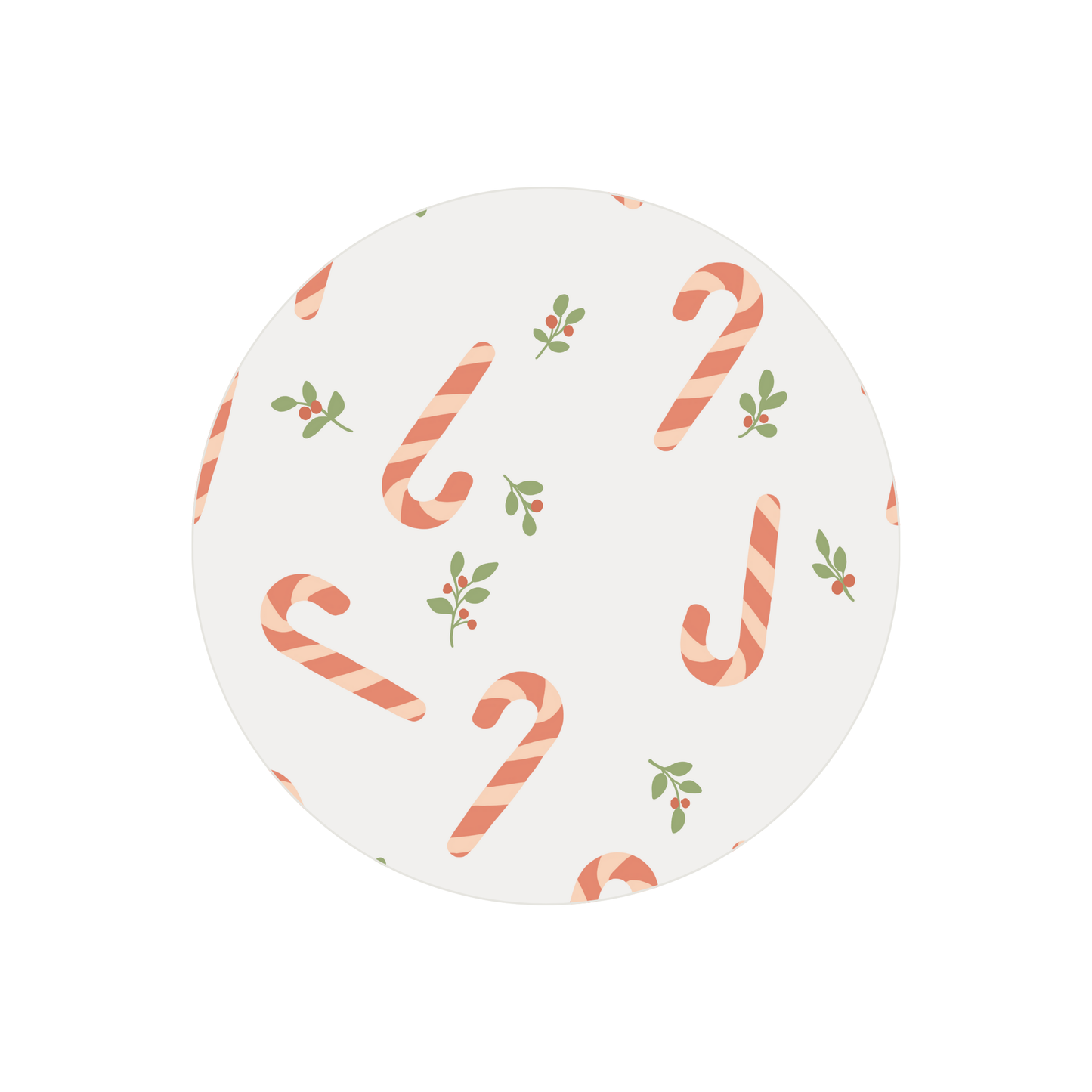 Button Down Set in Candy Canes