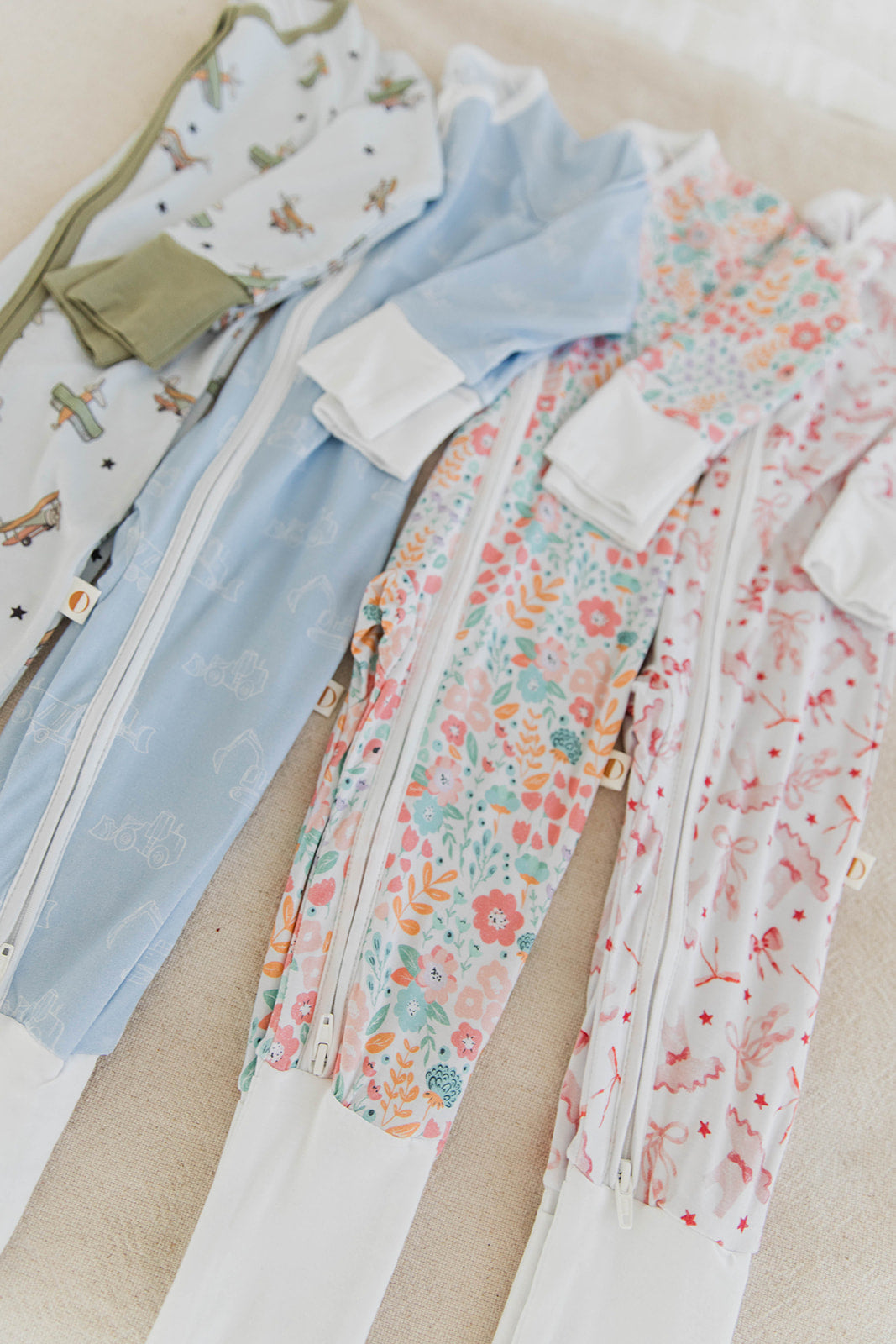Zippered Romper in Ballerina