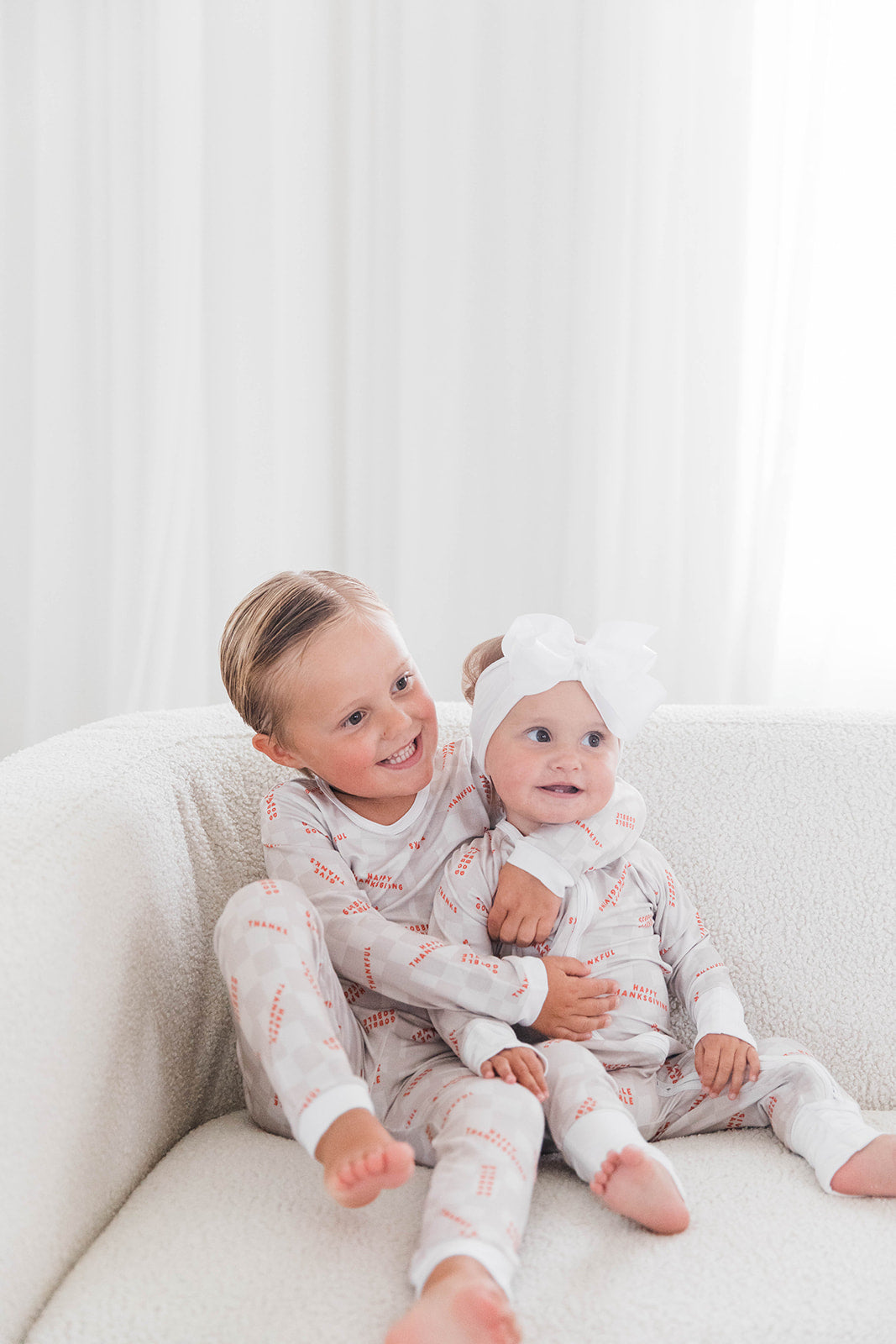 Zippered Romper in Thankful