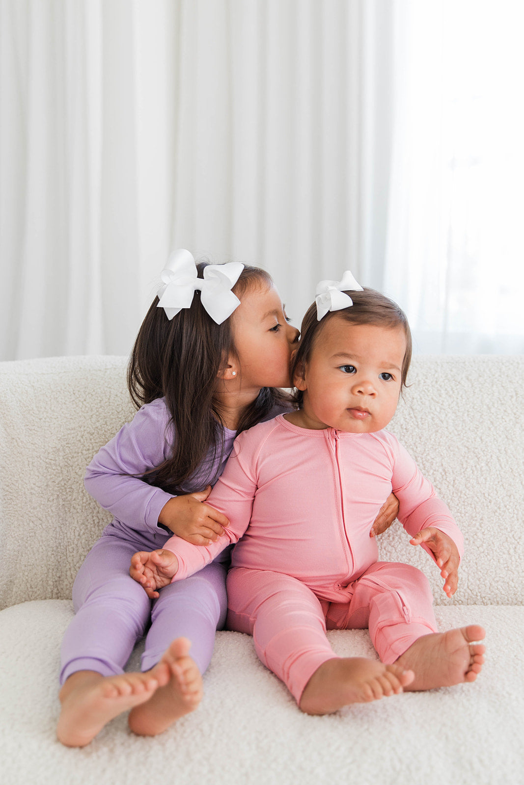 Zippered Romper in Tulip