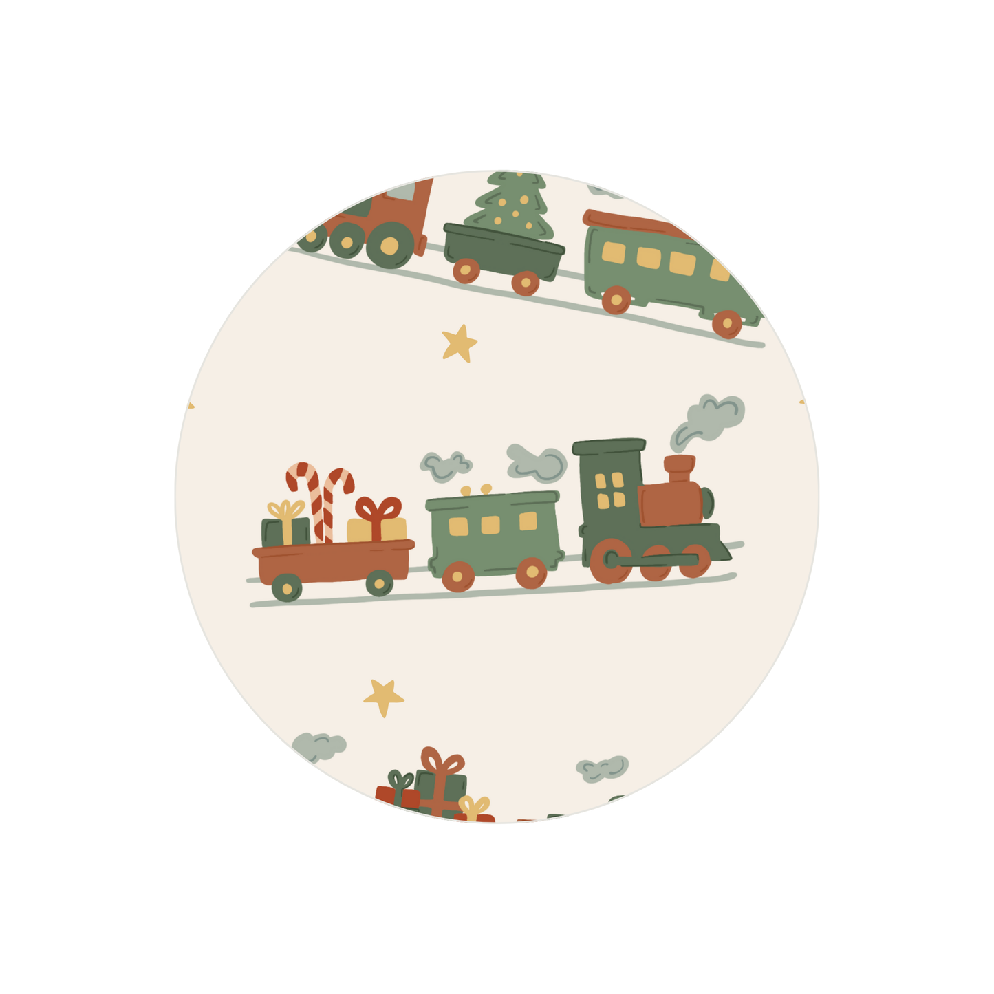 Zippered Romper in Polar Express