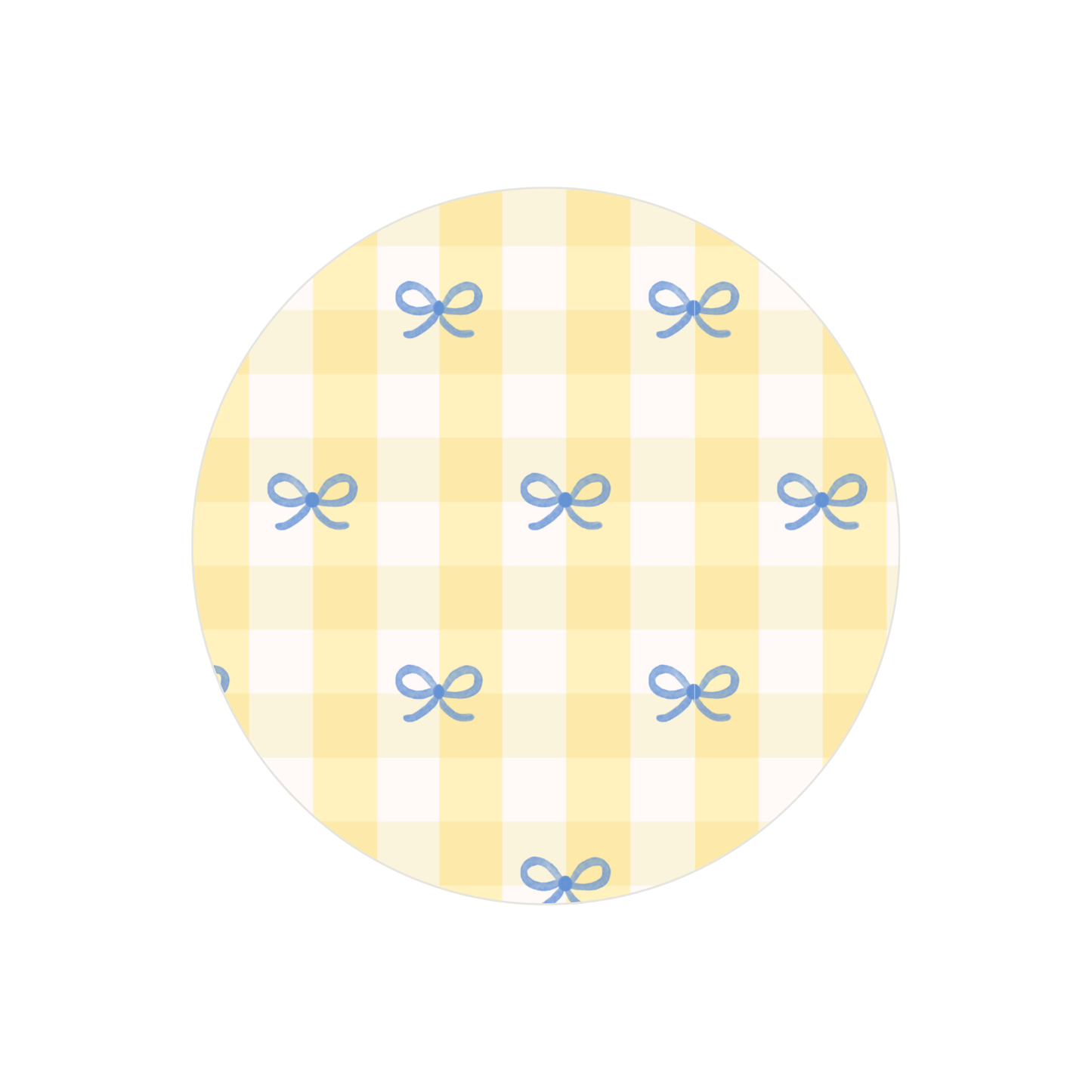 Two Piece Set in Lemoncello Check