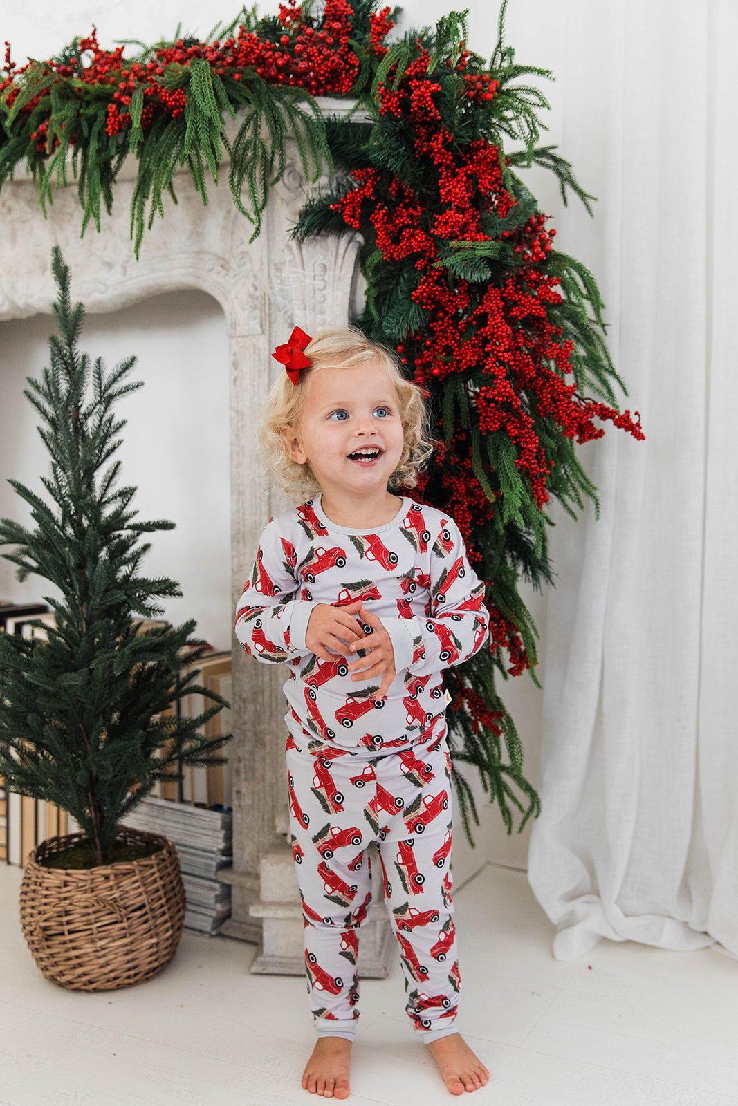 Two Piece Set in Christmas Tree Farm