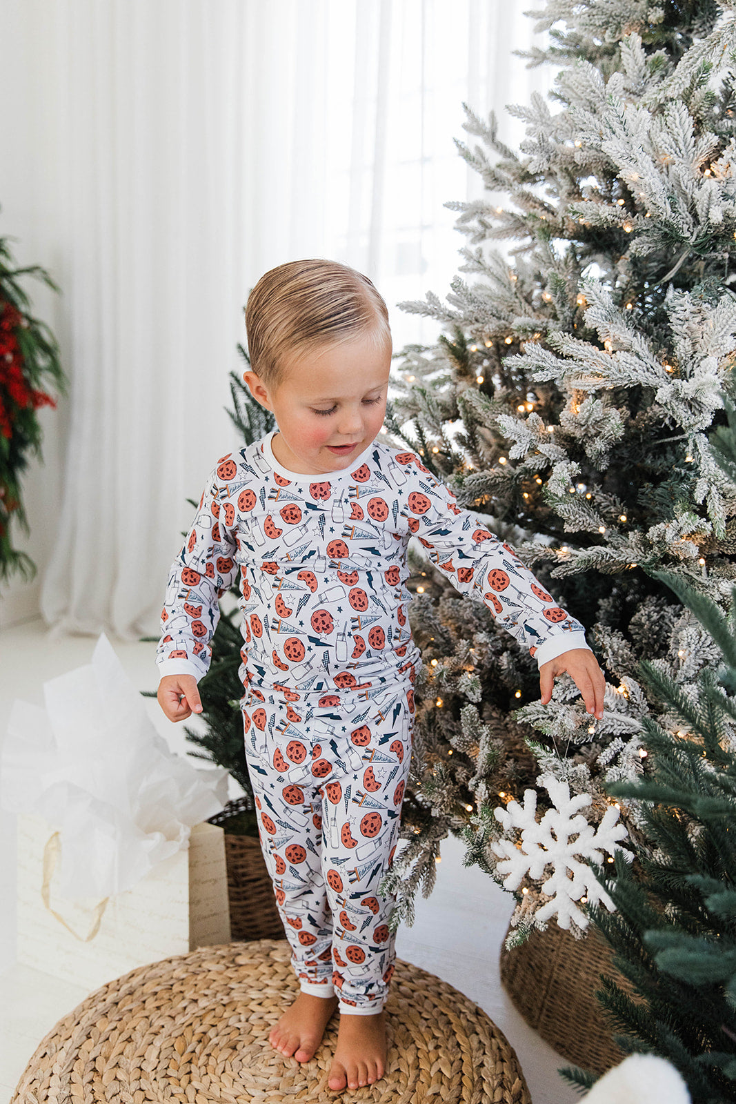 Two Piece Set in Milk and Cookies - Gray