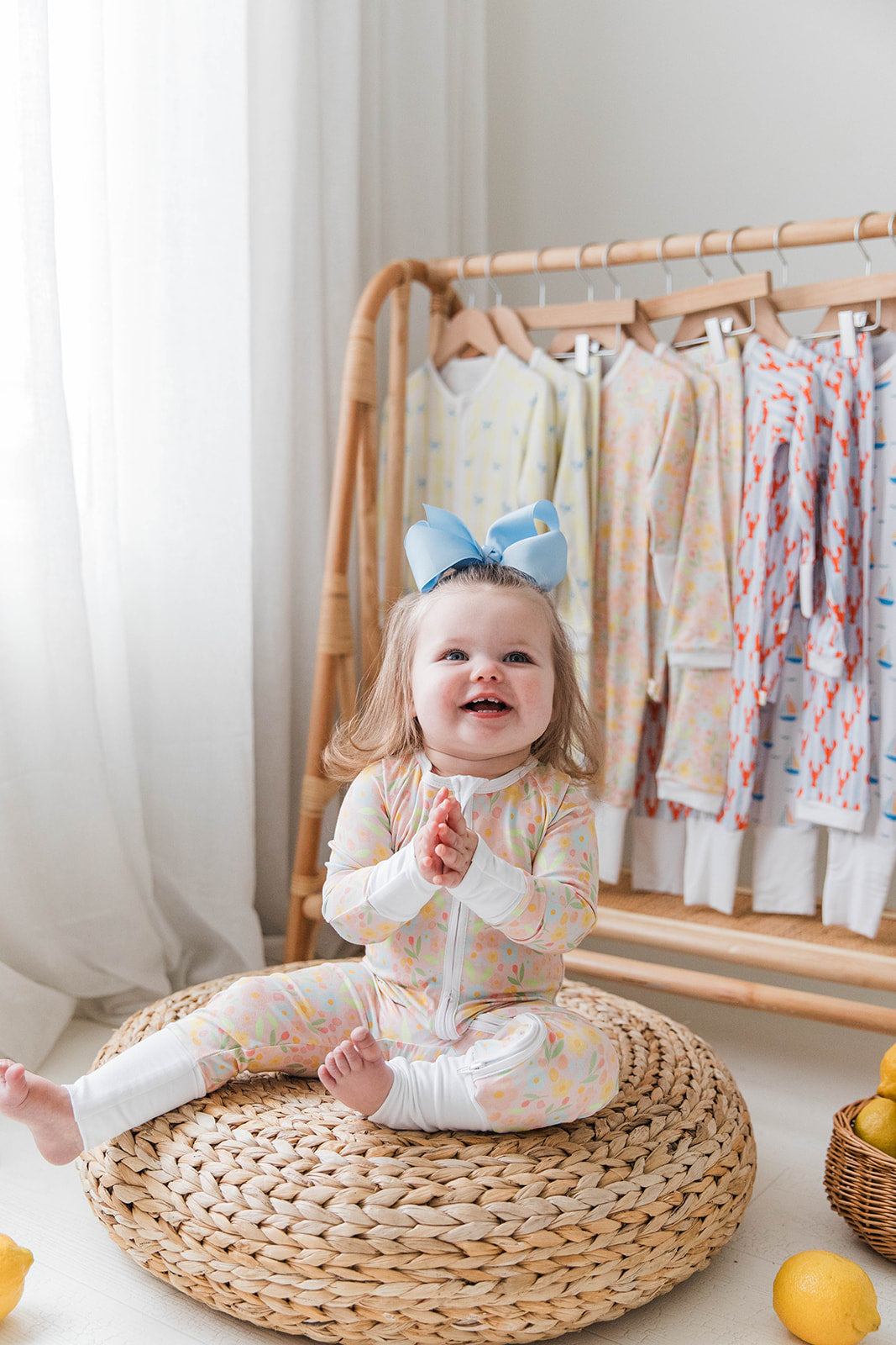 Zippered Romper in Amalfi Bloom
