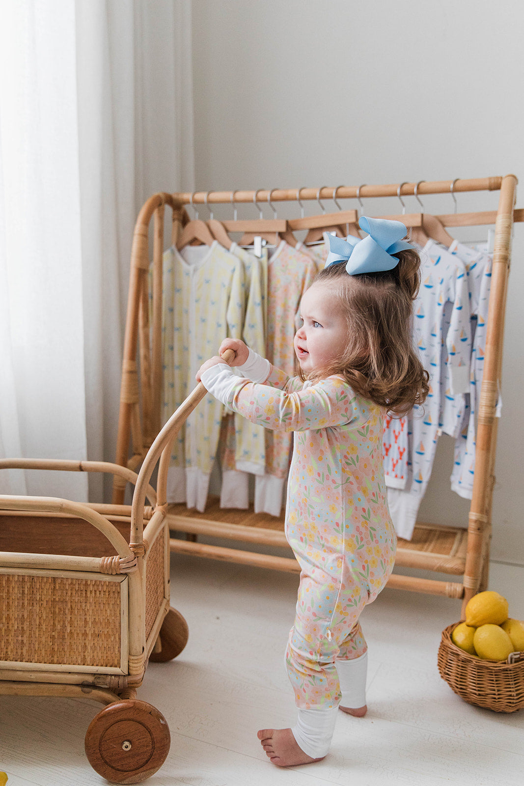 Zippered Romper in Amalfi Bloom