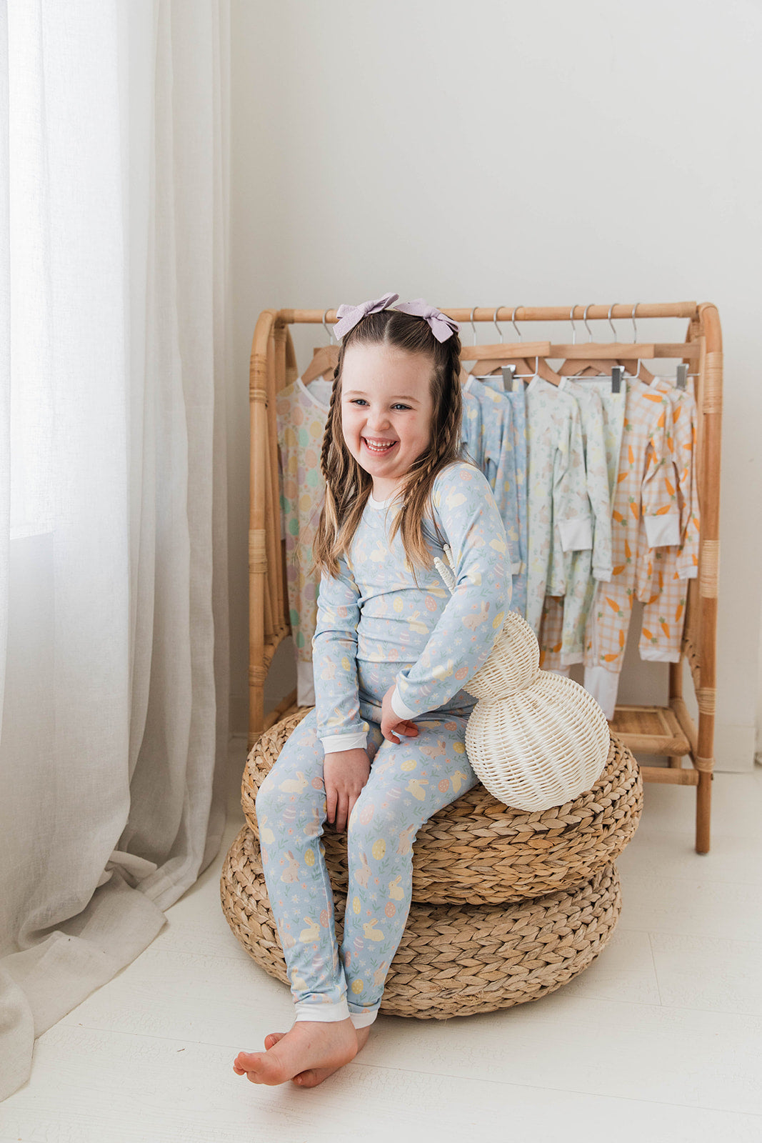 Two Piece Set in Bunny Blossom Meadow