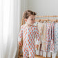 Zippered Romper in Marina Stripe
