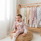 Zippered Romper in Marina Stripe
