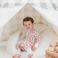 Zippered Romper in Marina Stripe