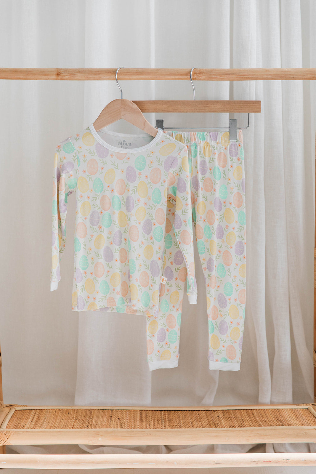 Two Piece Set in Pastel Egg Meadow