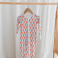 Zippered Romper in Marina Stripe