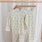 Two Piece Set in Lemoncello Check