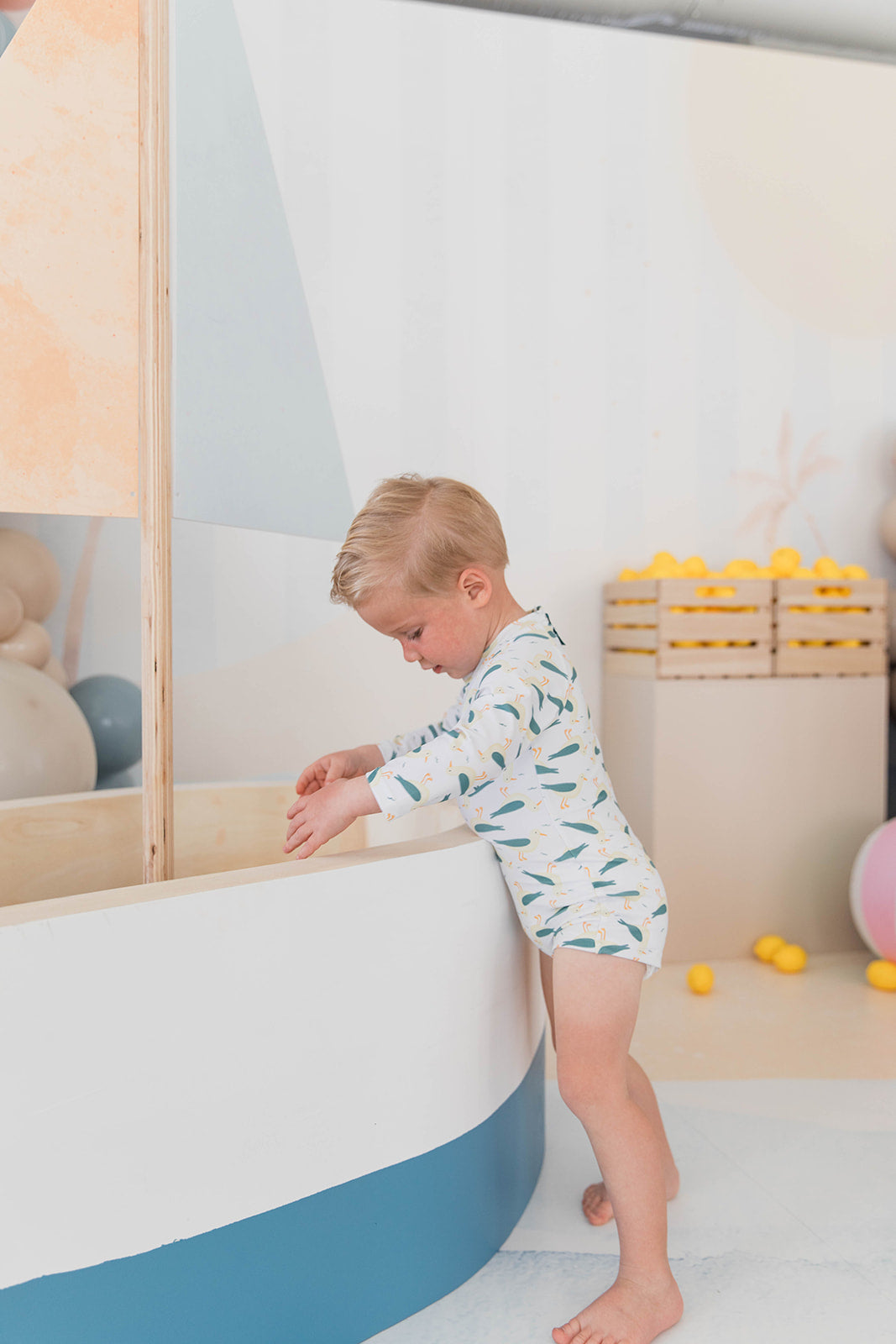 Grayton Rashguard - Capri Sky