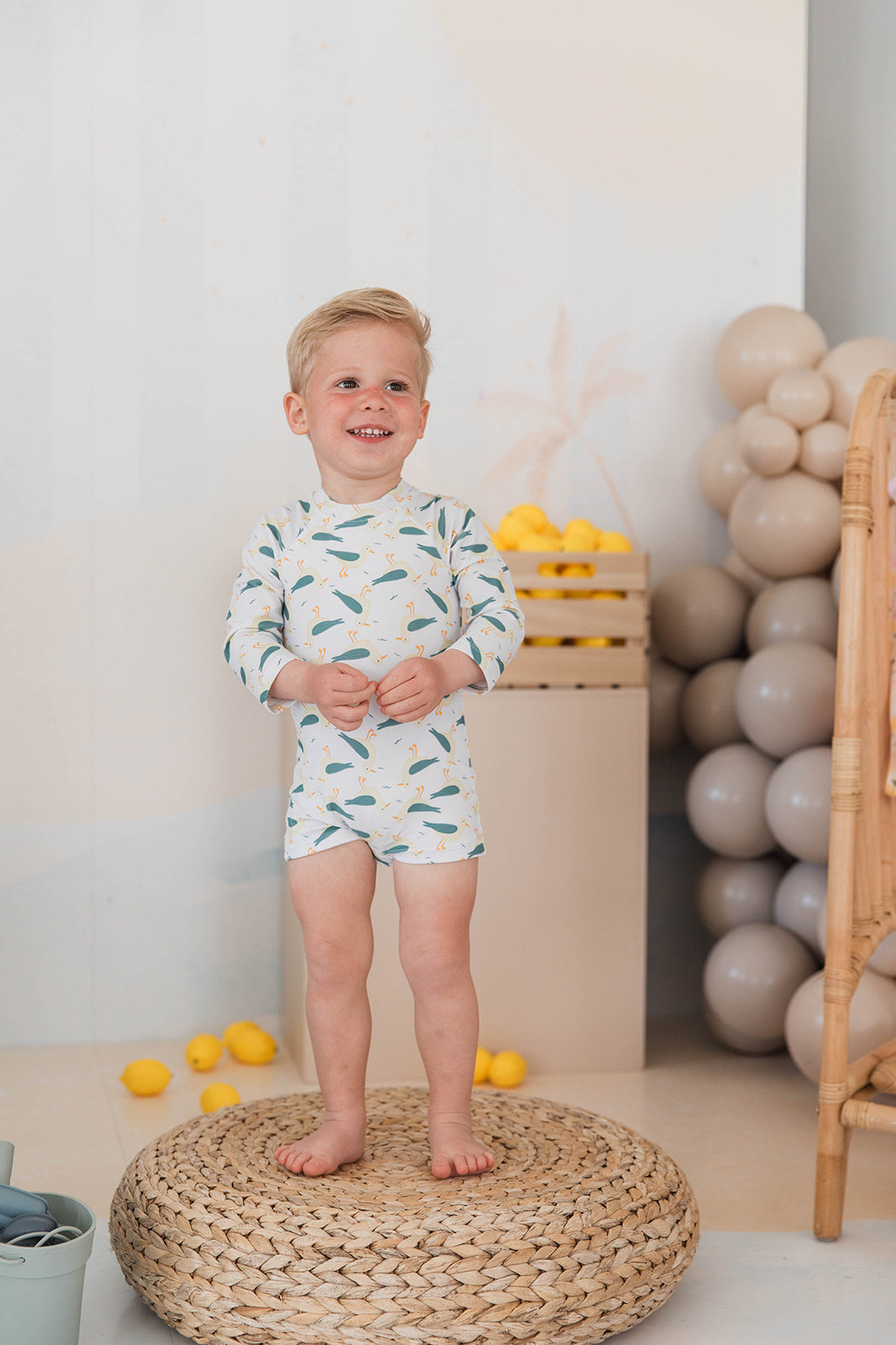 Grayton Rashguard - Capri Sky