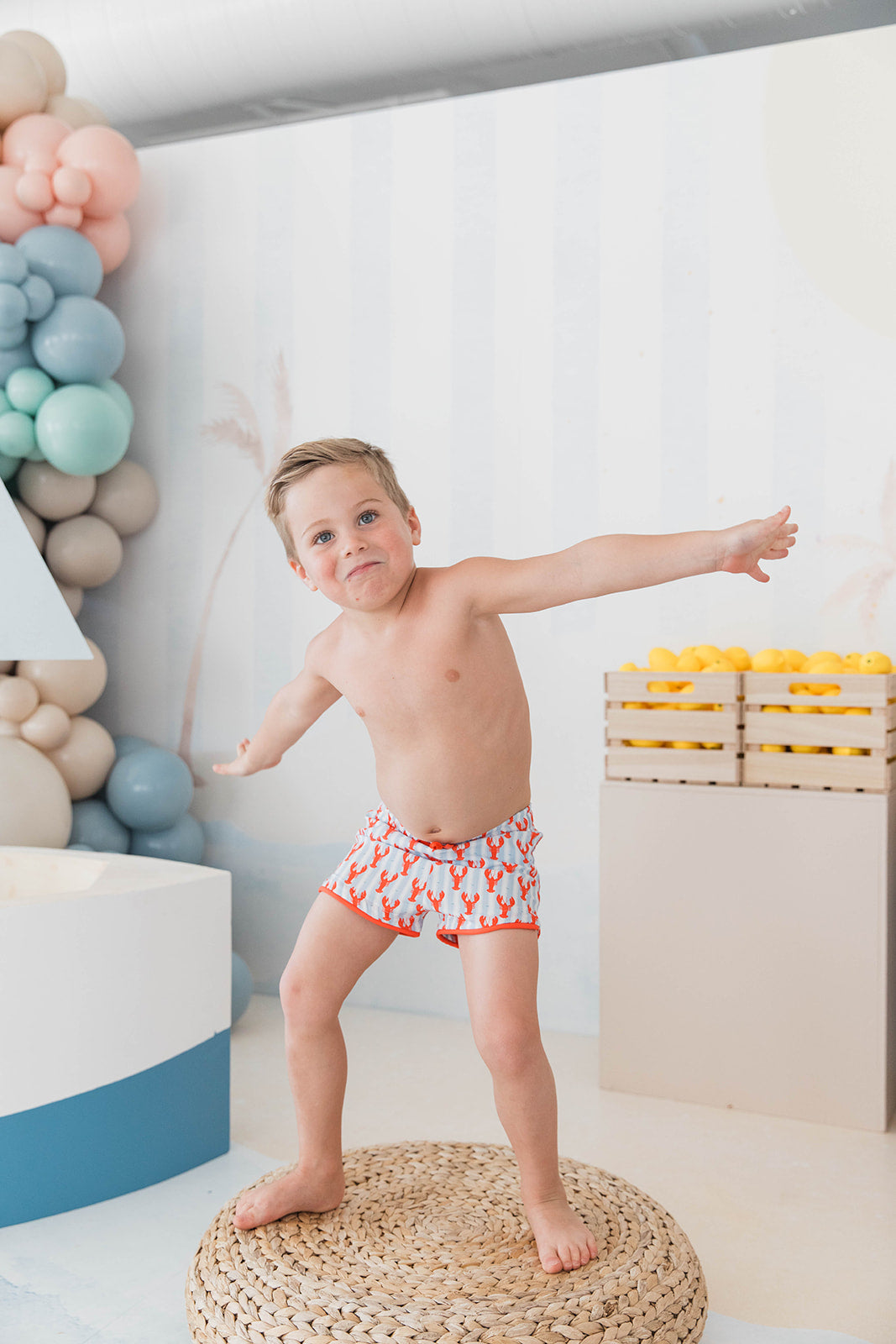 Seaside Short - Marina Stripe