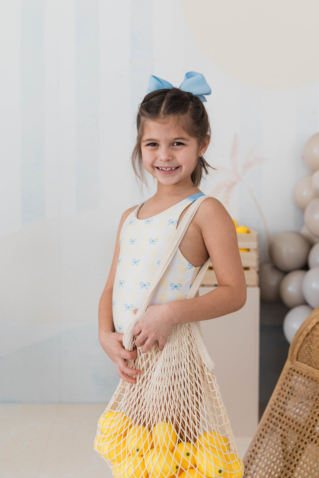 Malibu One Piece - Lemoncello Check