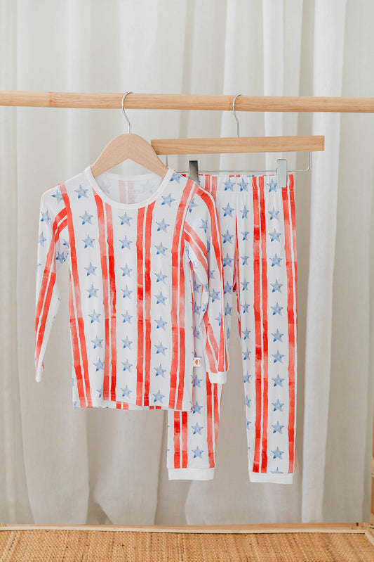Two Piece Set in Stars and Stripes