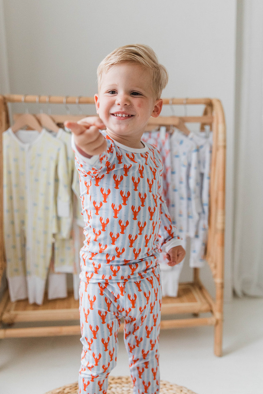 Two Piece Set in Marina Stripe