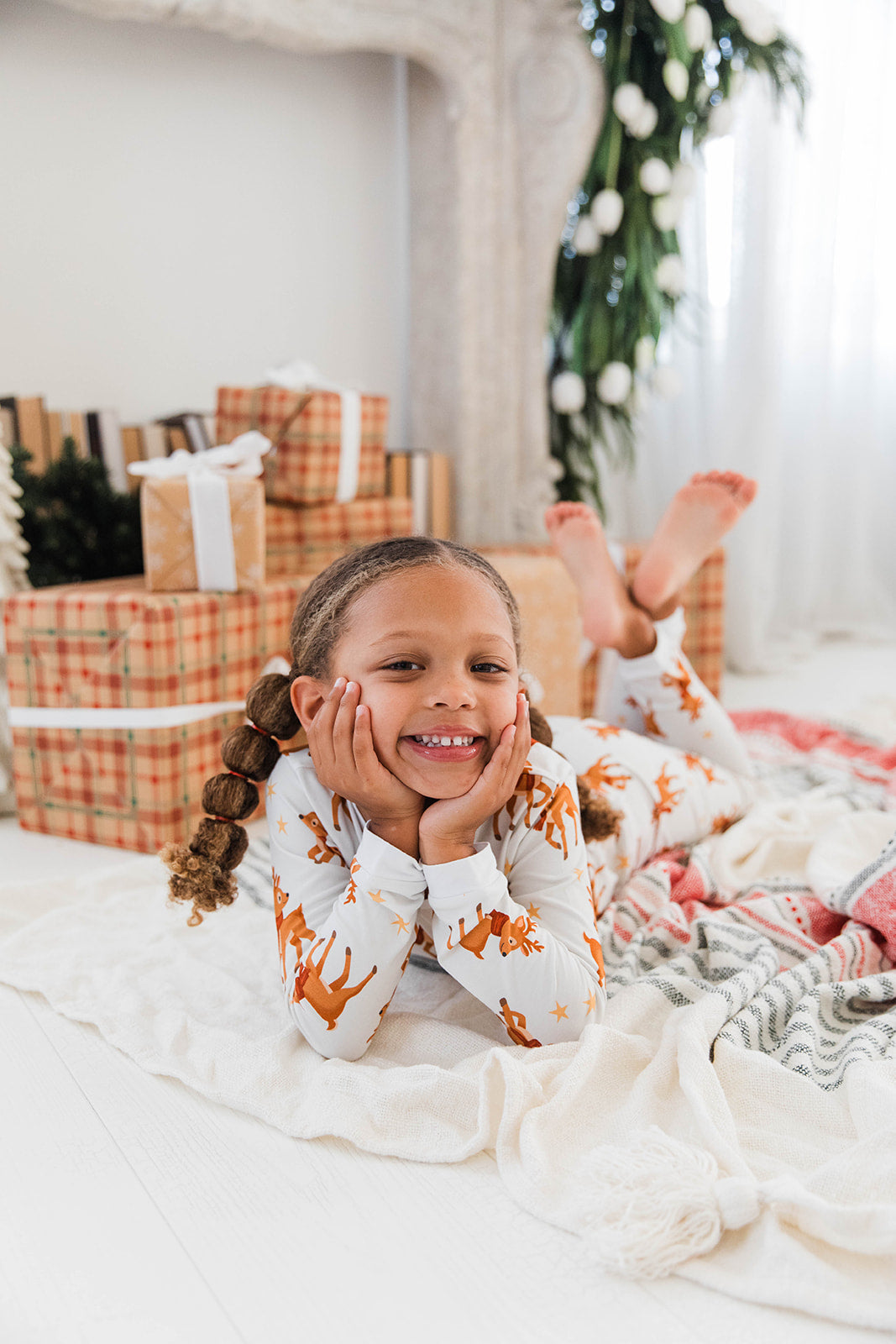 Two Piece Set in Reindeer Run