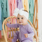 Zippered Romper in Lilac