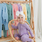 Zippered Romper in Lilac