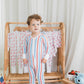 Zippered Romper in All American