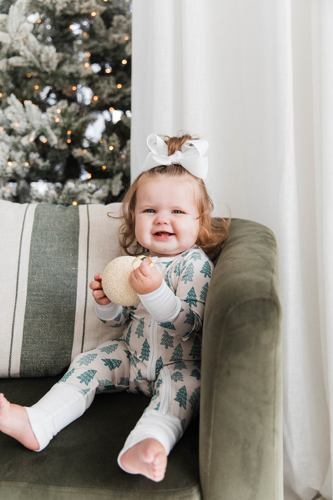 Zippered Romper in Evergreen