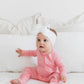 Zippered Romper in Tulip