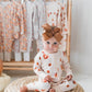 Zippered Romper in Turkey Trot
