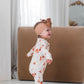 Zippered Romper in Turkey Trot