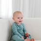 Zippered Romper in Sea