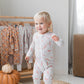 Zippered Romper in Thankful