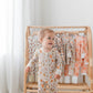 Zippered Romper in Fall Leaves