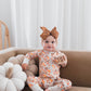 Zippered Romper in Maple Magic