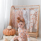 Zippered Romper in Maple Magic