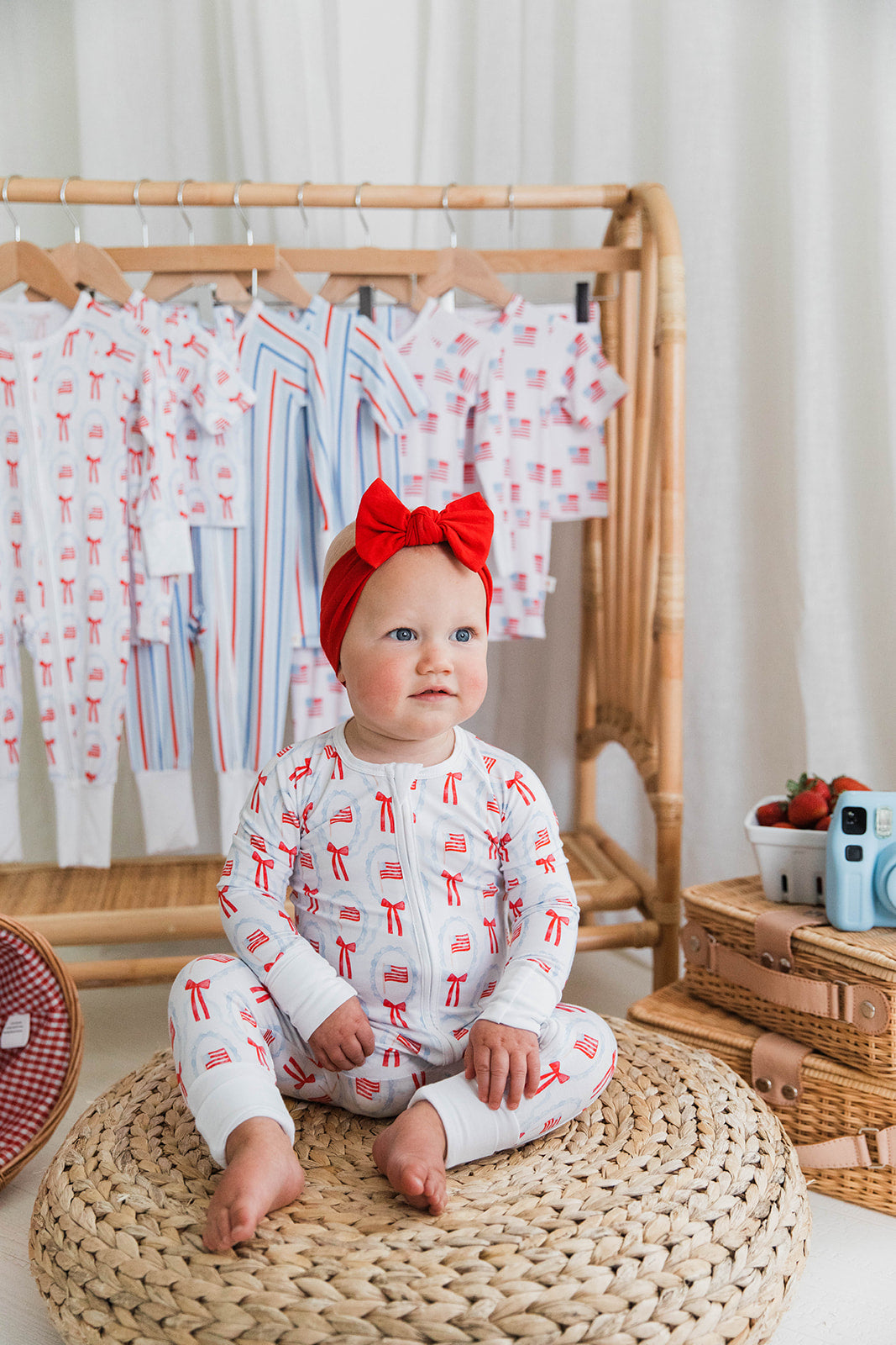 Zippered Romper in Little Liberty