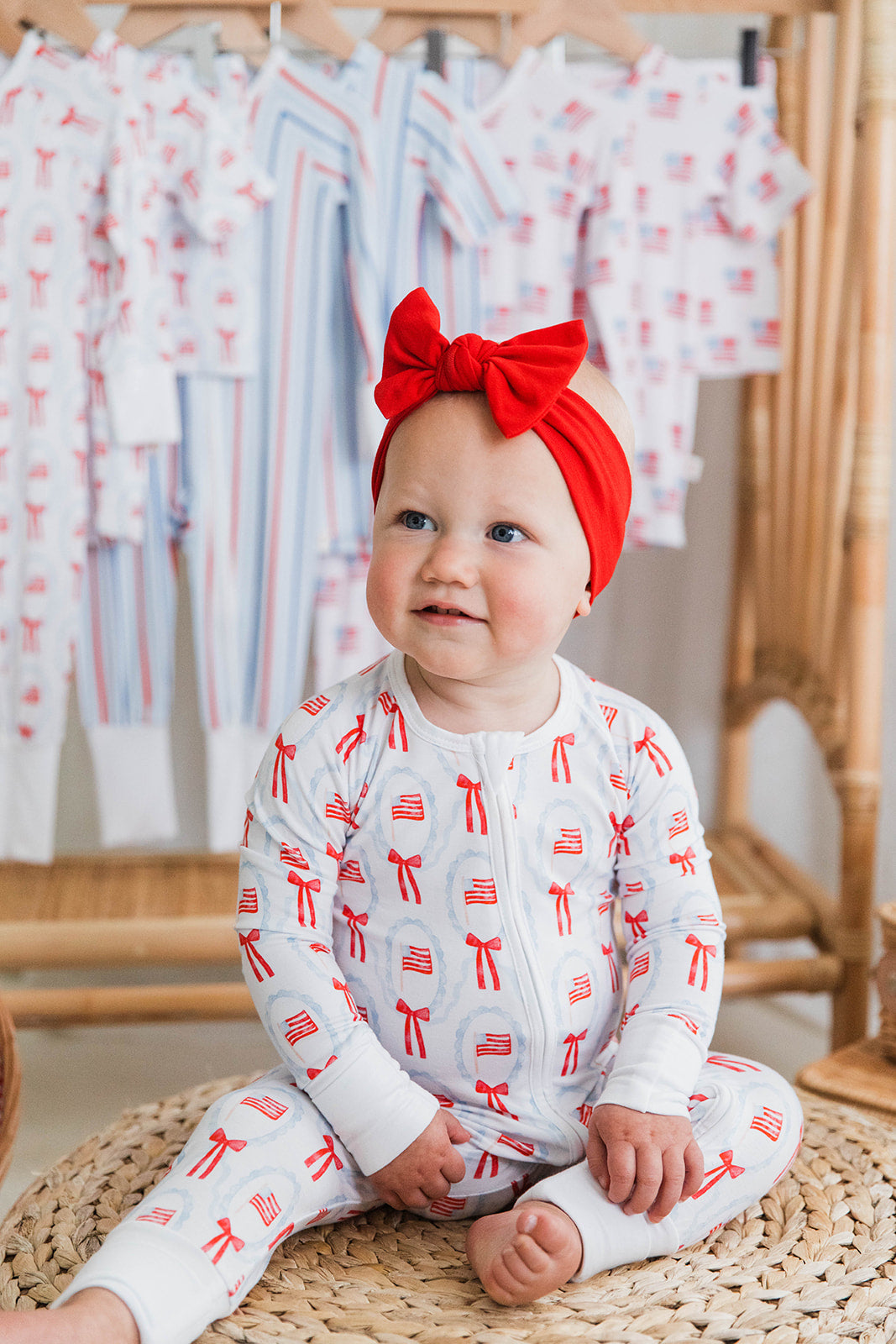 Zippered Romper in Little Liberty