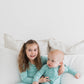 Zippered Romper in Mint