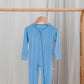 Zippered Romper in Sky