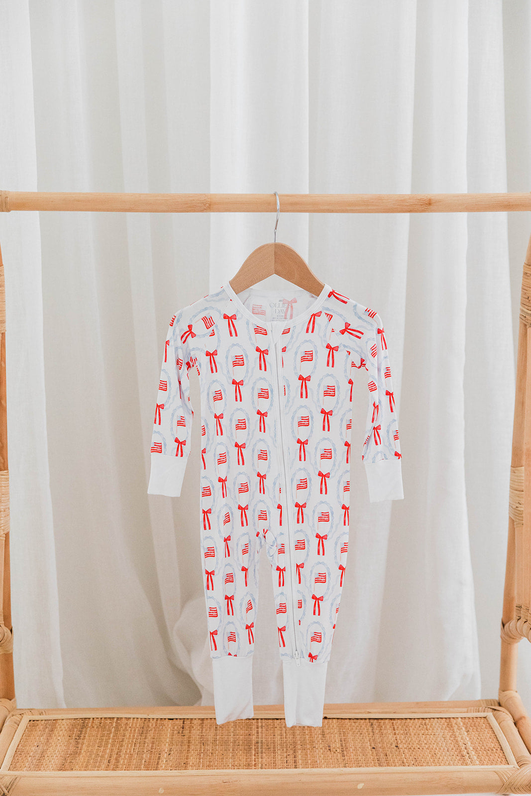 Zippered Romper in Little Liberty