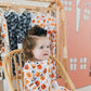 Zippered Romper in Trick or Treat