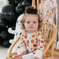 Zippered Romper in Trick or Treat