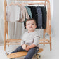 Long Sleeve Waffle Tee - Cream