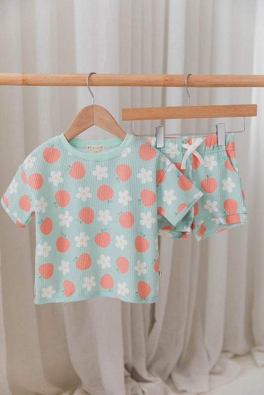 Two Piece Set in Peaches