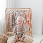 Zippered Romper in Autumn Plaid