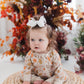 Zippered Romper in Fall Leaves