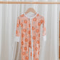 Zippered Romper in Pumpkin