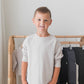 Long Sleeve Waffle Tee - Cream