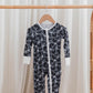 Zippered Romper in Spooky Night